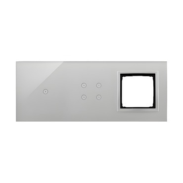 Kryt dot. ovl. SIMON 54 TOUCH DSTR3140/71, 2 ovl. SIMON 54 TOUCH 54 Touch, 1 dotyk.+4 dotyk.+1 otvor