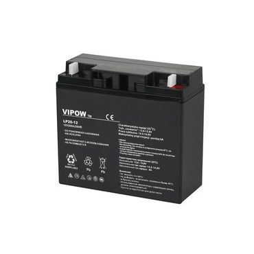 Baterie olověná VIPOW BAT0218, 12V, 20Ah