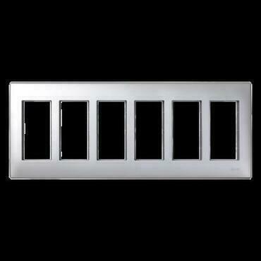 Rámeček SIMON 51010106-033, ke kr. zapust. Simon 500, 6M, nebo 12M K45, hliníková