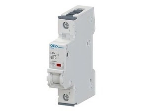 Jistič jednopólový  OEZ:41638 LTN-10B-1, In 10 A, Ue AC 230/400 V / DC 72 V, char. B, 1pól