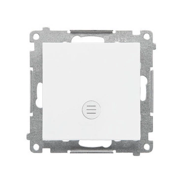 Ovladač zapínací SIMON TP1L.01/111, orient. LED podsv., ř.1/0So, 10A/250V~, bezšr., bílá mat