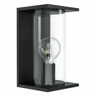 Svítidlo venkovní EGLO AL-WL 1 E27 SCHWARZ KLAR CASCINETTA, nástěnné