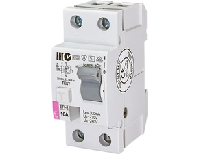 Chránič dvoupolový ETI 002061230 proudový chránič, EFI-P2 AC 16/0.3