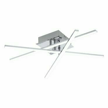 Svítidlo stropní EGLO LED-DL CHROM WEISS LASANA 1