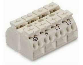 WAGO 862-1604/999-950 4vodičová přístrojová přípojná svorka