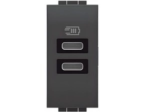 LEG L4191CC BTLLT NABÍJEČKA USB C+C 1M ANTRACIT