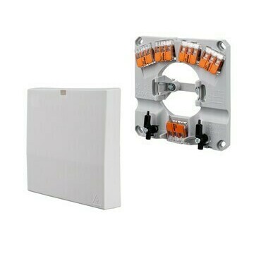 EL 1000703 Krabice HAD 4-S, sporáková, bezšroub. svorkovnice 5x6 mm2, bílá, IP20 / 3040124