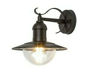 Venkovní nástěnné svítidlo Oslo černá E27 1×60W RABALUX 8680