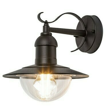 Venkovní nástěnné svítidlo Oslo černá E27 1×60W RABALUX 8680