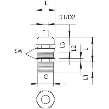 V-TEC L PG9 MS Kabelová vývodka