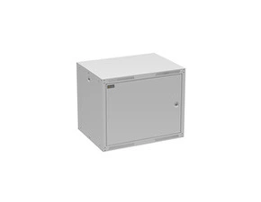 Rozvaděč nástěnný SOLARIX GrandND-9U-645-21-G, 19", 9U, RAL 7035, 600x450 mm, plechové dveře