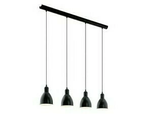 Svítidlo závěsné EGLO HL 4 E27 SCHWARZ PRIDDY