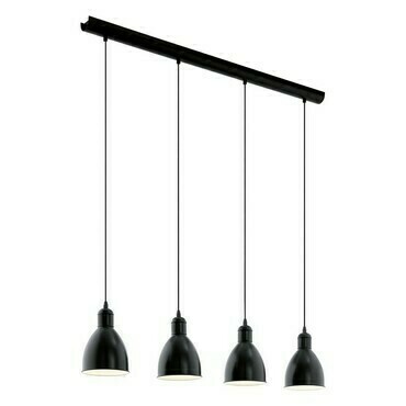 Svítidlo závěsné EGLO HL 4 E27 SCHWARZ PRIDDY