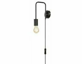 Svítidlo nástěnné RABALUX 71022 MANZUR černá E27 1x MAX 40W