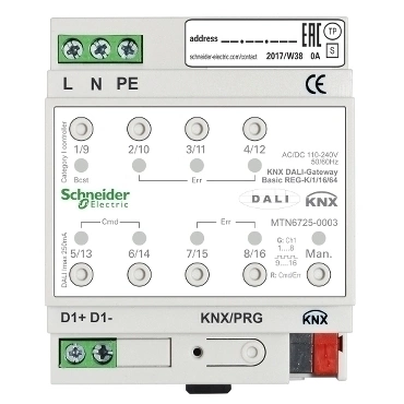 SCHN MTN6725-0003 KNX DALI brána Basic REG-K/1/16/64 RP 0,23kč/ks