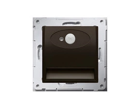 LED osvětlení SIMON 54 DOSC.01/46, s pohyb. senz., 230V/1,23W, barva sv. teplá bílá, hnědá metalíza