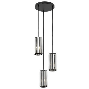 Závěsné svítidlo Veness matná černá E27 3×40W RABALUX 72255