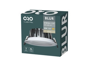 LED svítidlo vestavné LED POL ORO BLUR LED 20W NW-W