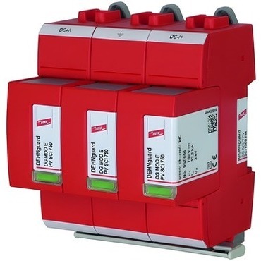 DEHN 952525  Svodič přepětí guard ME Vícepólový, pro FV aplikace do 1500V DC, s modulem dálkové DEHN DEHN