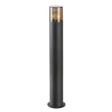 Venkovní sloupkové svítidlo Teplice matná černá E27 1×12W RABALUX 7159