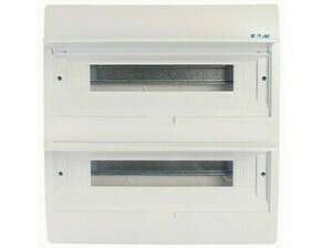 Rozvodnice zápustná EATON 281711 BC-U-2/36-TW-ECO, bílé plast. dveře, 2 řady, 36 modulů