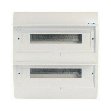 Rozvodnice zápustná EATON 281711 BC-U-2/36-TW-ECO, bílé plast. dveře, 2 řady, 36 modulů