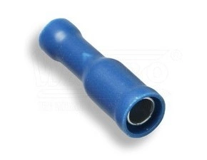 wpr8878 OBK-CI-2.5-4 lisovací objímka kruhová celoizolovaná PVC, 1,5 - 2,5 mm2, pro o : 4 mm, modrá