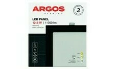 ARGOS LED panel vestavný, čtverec 12,5W 1050LM IP20 CCT - Černá
