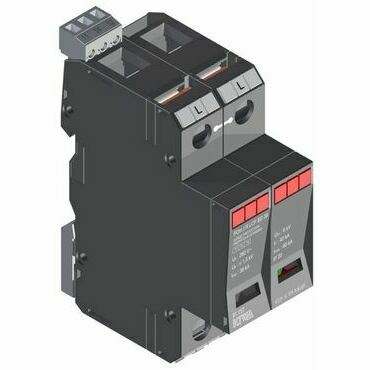 SEZ POm I 3 LCF BD 114 Přepěťová ochrana POm I 3 LCF BD 114 kA 280 V/38 kA, modulární, monoblok, B+C