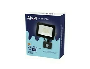 LED reflektor LED-POL Halogen Domo 30W PIR studená bílá III