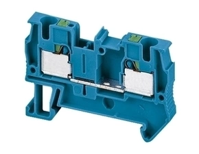 SCHN NSYTRP42BL Push-in svorka, 2 body, 4mm2, modrá (obj. mn. 50ks)