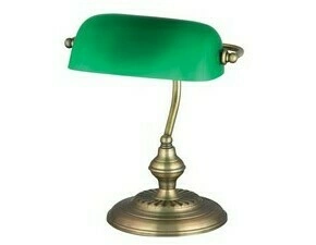 Stolní lampa Bank bronzová E27 1×60W RABALUX 4038
