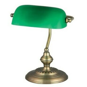 Stolní lampa Bank bronzová E27 1×60W RABALUX 4038