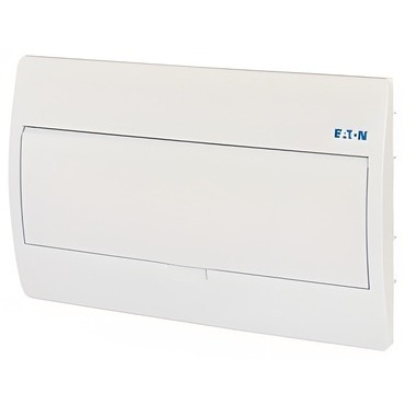 Rozvodnice zápustná EATON 281699 BC-U-1/18-TW-ECO, bílé plast. dveře, 1 řada, 18 modulů