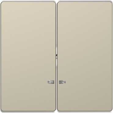 SCHN MTN3420-6033 Kryt spínače, Merten D-Life, dvojitý s průzorem, Sahara