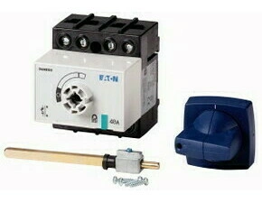 EATON 1314055 DMM-40/4+SK Odpínač DUMECO, 40A, 4-pól, zadní montáž, s osou a ovládací pákou, výška 1
