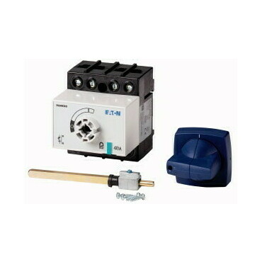 EATON 1314055 DMM-40/4+SK Odpínač DUMECO, 40A, 4-pól, zadní montáž, s osou a ovládací pákou, výška 1