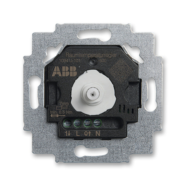 Přístroj termostatu prostorový ABB 2CKA001032A0525, s otoč. ovl., spín.kont.; 1094 U-101-500