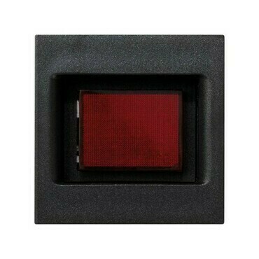 Modul SIMON KL05/14, K45, se signalizační kontrolkou, 45 x 45 mm, šedá grafitová