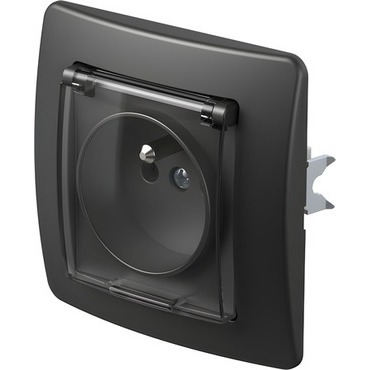TEM VE41BT-U ZÁSUVKA FRANCOUZSKÁ+KRYT 2P+E 16A 250V~