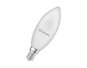 LED žárovka svíčka LEDVANCE LED CLB60 7.5W 827 FR E14 V, matná