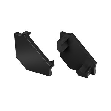 Koncovka profilu GREENLUX EC-PROFIL C BLACK (12-0042-01)