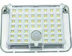 LED svítidlo nástěnné GREENLUX EMA SOLAR PIR 90LED NW, senzor, bílá