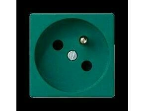 Zásuvka K45 SIMON K22/27, 1 nás., natoč. dutina, 16A/250V~, bezšr. sv., zelená