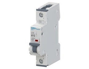 Jistič jednopólový  OEZ:41878 LTE-10B-1, In 10 A, Ue AC 230/400 V / DC 72 V, char. B, 1pól