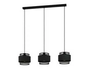 Svítidlo závěsné EGLO HL 3 E27 SCHWARZ BAZELY