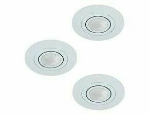 Zápustné svítidlo AREITIO hliník kartáčovaný O110 mm 3x5W EGLO