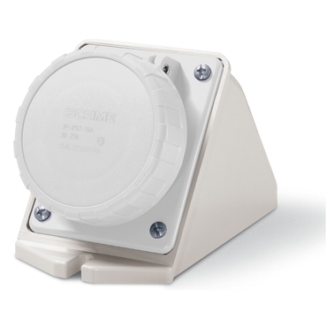 SCAME 535.03211 Zás. nástěnná IEC309 do 50V, šikmý box - 535.03211