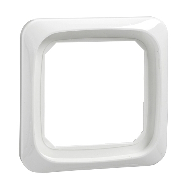 SCHN 284104 ELSO Novia - krycí rámeček, jednonásobný, čistě bílá