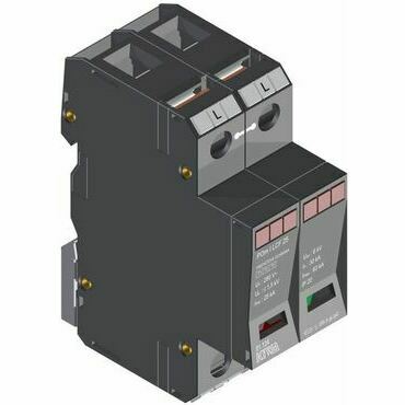 SEZ POm I LCF 25 Přepěťová ochrana POm I LCF 25 kA 280 V/25 kA, modulární, monoblok, B+C+D